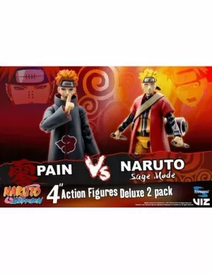 PACK NARUTO SAGE MODE VS PAIN (2 FIGURAS 10 CM)