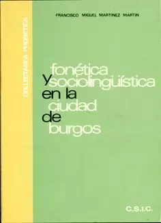 FONETICA Y SOCIOLINGUIST.CIUDAD BURGOS