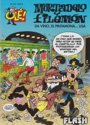 OLÉ! MORTADELO 212 : DA VINCI, EL PINTAMONA... LISA