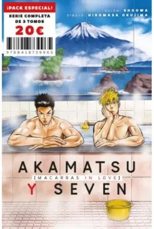 PACK AKAMATSU Y SEVEN, MACARRAS IN LOVE, VOL. 1-3