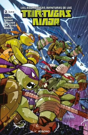 LAS ASOMBROSAS AVENTURAS DE LAS TORTUGAS NINJA NÚM 02