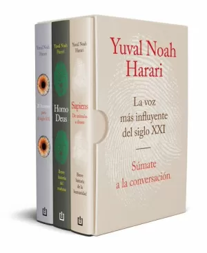 ESTUCHE HARARI: SAPIENS  21 LECCIONES PARA EL SIGLO XXI  HOMO DEUS