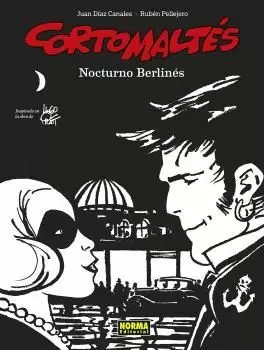 CORTO MALTES NOCTURNO BERLINES BLANCO Y NEGRO