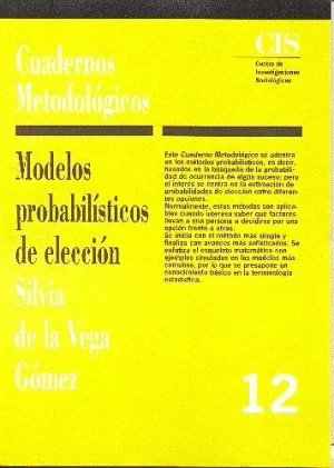 CUADERNOS METOD.12-MODELOS PROBABILISTIC