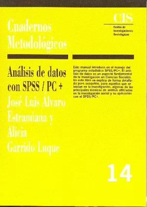 CUADERNOS METODOLOGICOS 14/ANALISIS DATO