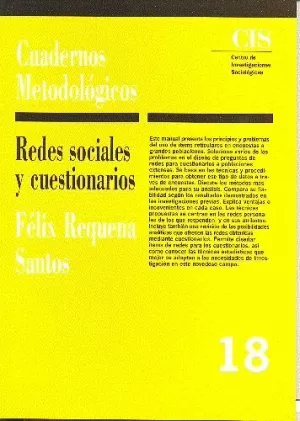 CUADERNOS MET.18/REDES SOCIALES