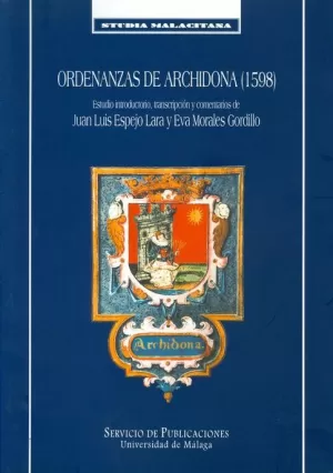 ORDENANZAS DE ARCHIDONA-1598