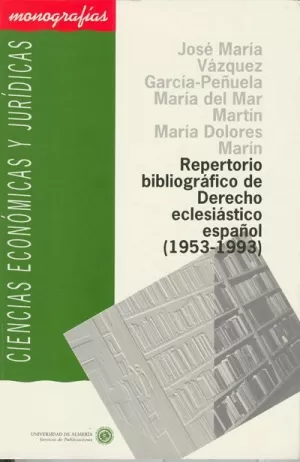 REPERTORIO BIBLIOGRAFICO DERECHO