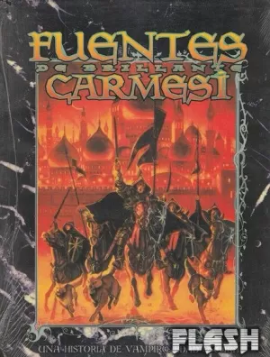 FUENTES DE BRILLANTE CARMESI  + PANTALLA VAMPIRO EDAD OSCURA