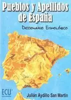 PUEBLOS Y APELLIDOS DE ESPAÑA DICCIONARIO ETIMOLOGICO
