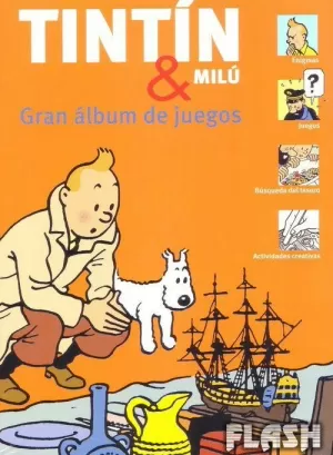 TINTIN Y MILU GRAN ALBUM DE JUEGOS