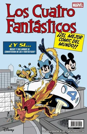 4 FANTASTICOS LOS N 02 PORTADA DISNEY FANTASTICO
