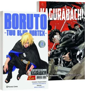 BORUTO: TWO BLUE VORTEX Nº 04  + KAGURABACHI Nº 01 (PACK ESPECIAL)