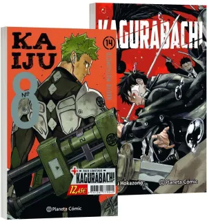 KAIJU 8 Nº 14 + KAGURABACHI Nº 01 (PACK ESPECIAL)